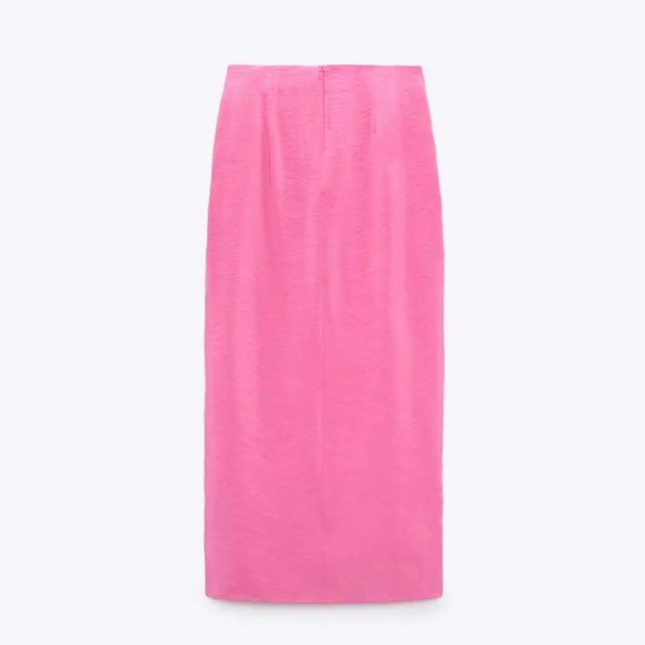 Zara knotted midi wrap skirt - Picture 5 of 10